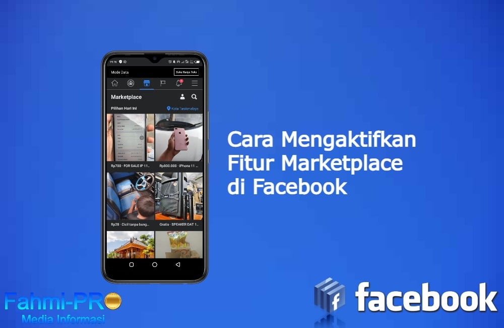 Cover Blog Fahmipro Cara Mengaktifkan Fitur Marketplace di Facebook