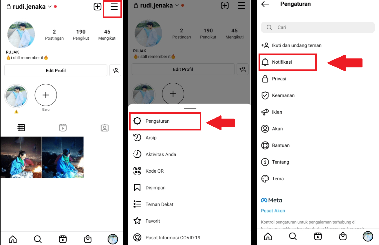 Cara Edit Custom Notifikasi di Aplikasi Instagram