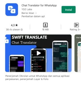 Cara Menerjemahkan Pesan Yang Masuk dari WhatsApp