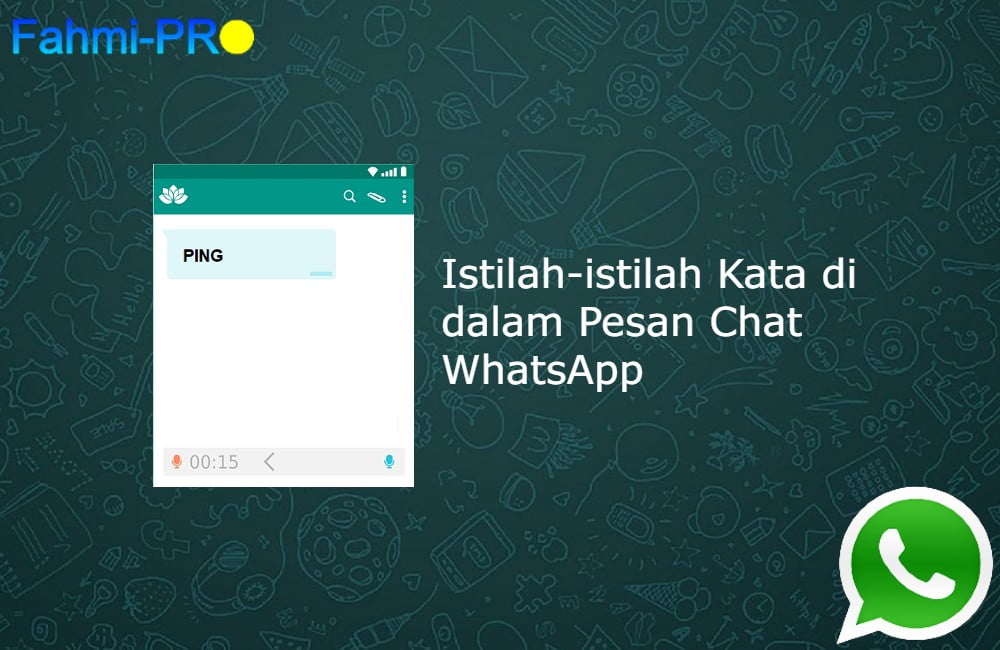 Cover Blog Fahmipro Istilah-istilah Kata di dalam Pesan Chat WhatsApp